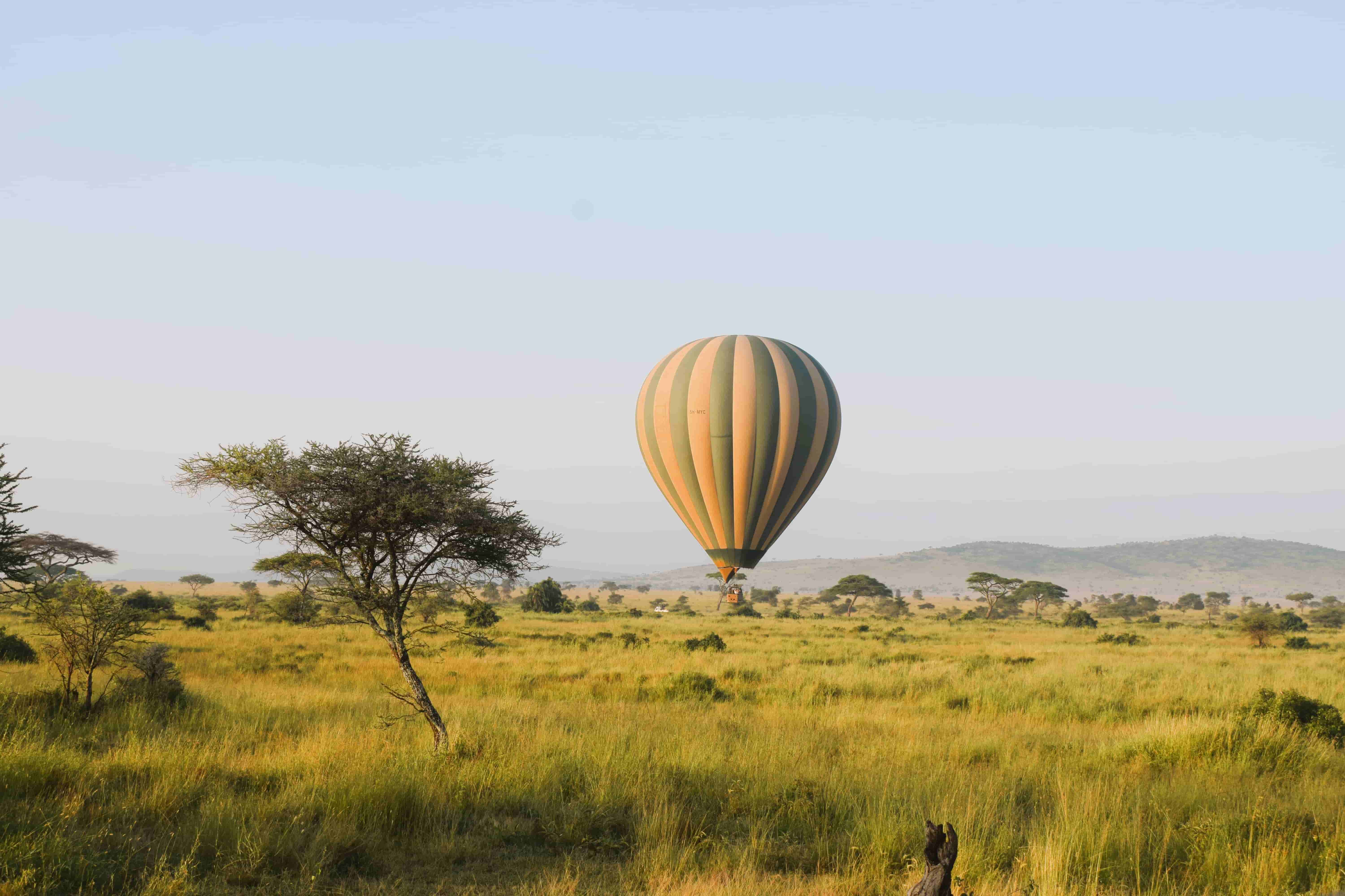 Balloons on Serengeti